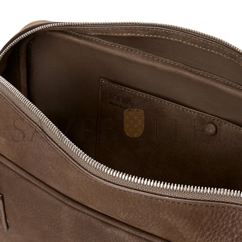 L0ew* AMAZONA 31 CROPPED BAG IN GRAINED NUBUCK A039N31X04 (30.5*15*9cm)
